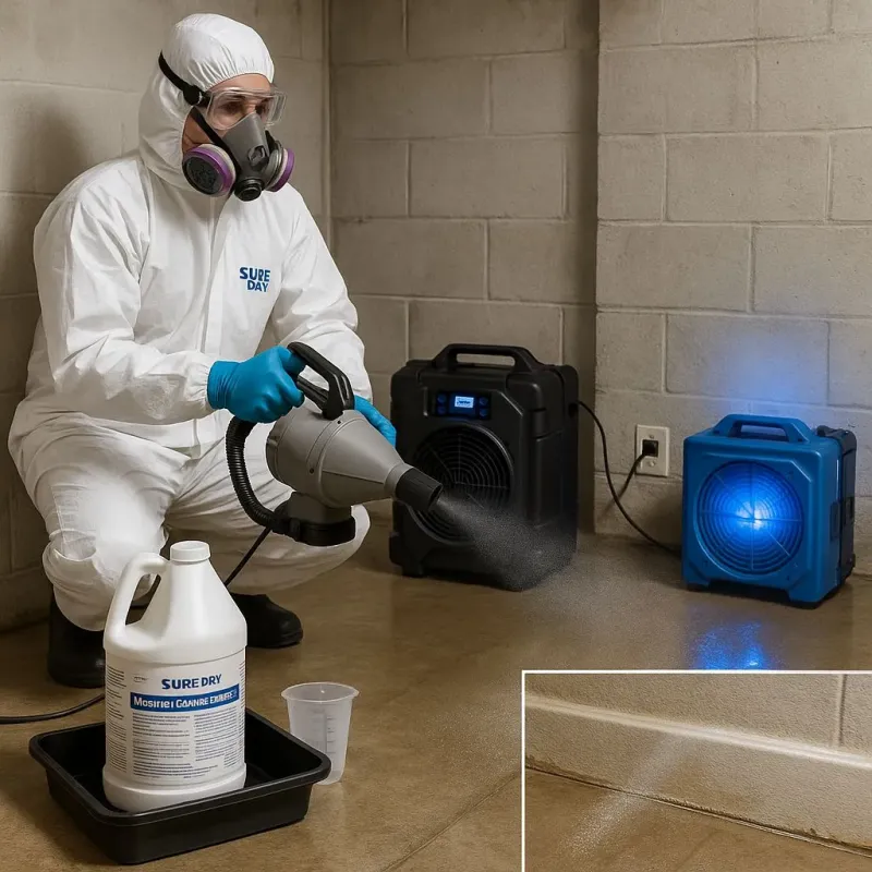 Sanitization and Odor Removal process in Porter Heights, TX
