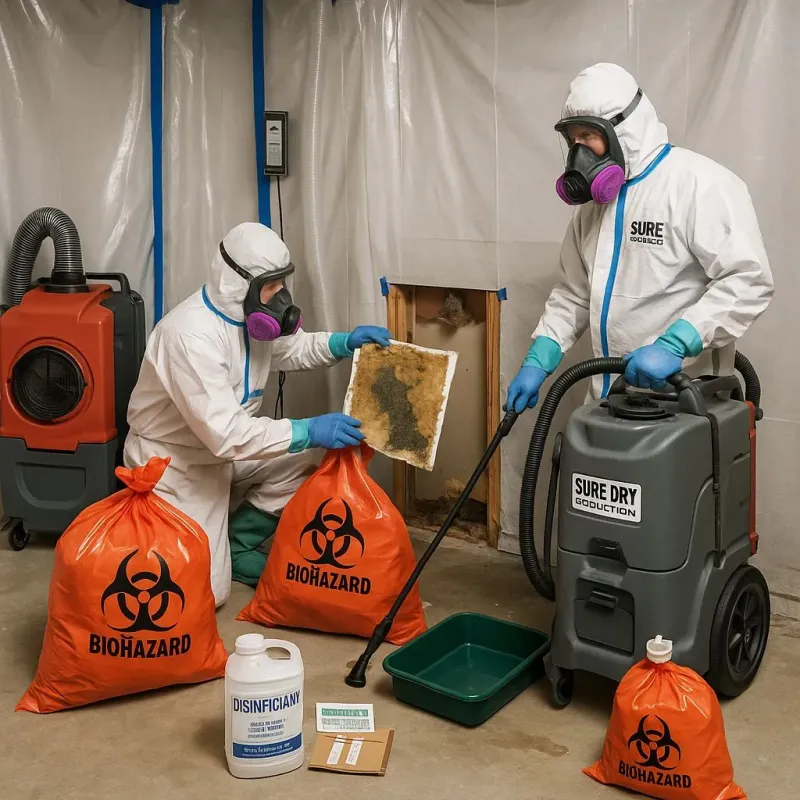 Contaminated Water Handling Protocols process in Porter Heights, TX